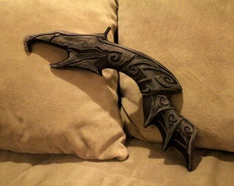 PREORDER Skyrim inspired Dragon priest staff handmade replica with free worldwide shipping