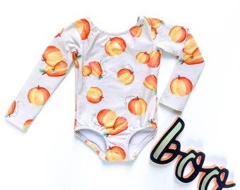 Pumpkin Leotard , Leotard , Halloween Leotard , Halloween Outfit , Toddler Leotard , Tan Leotard , Bodysuit
