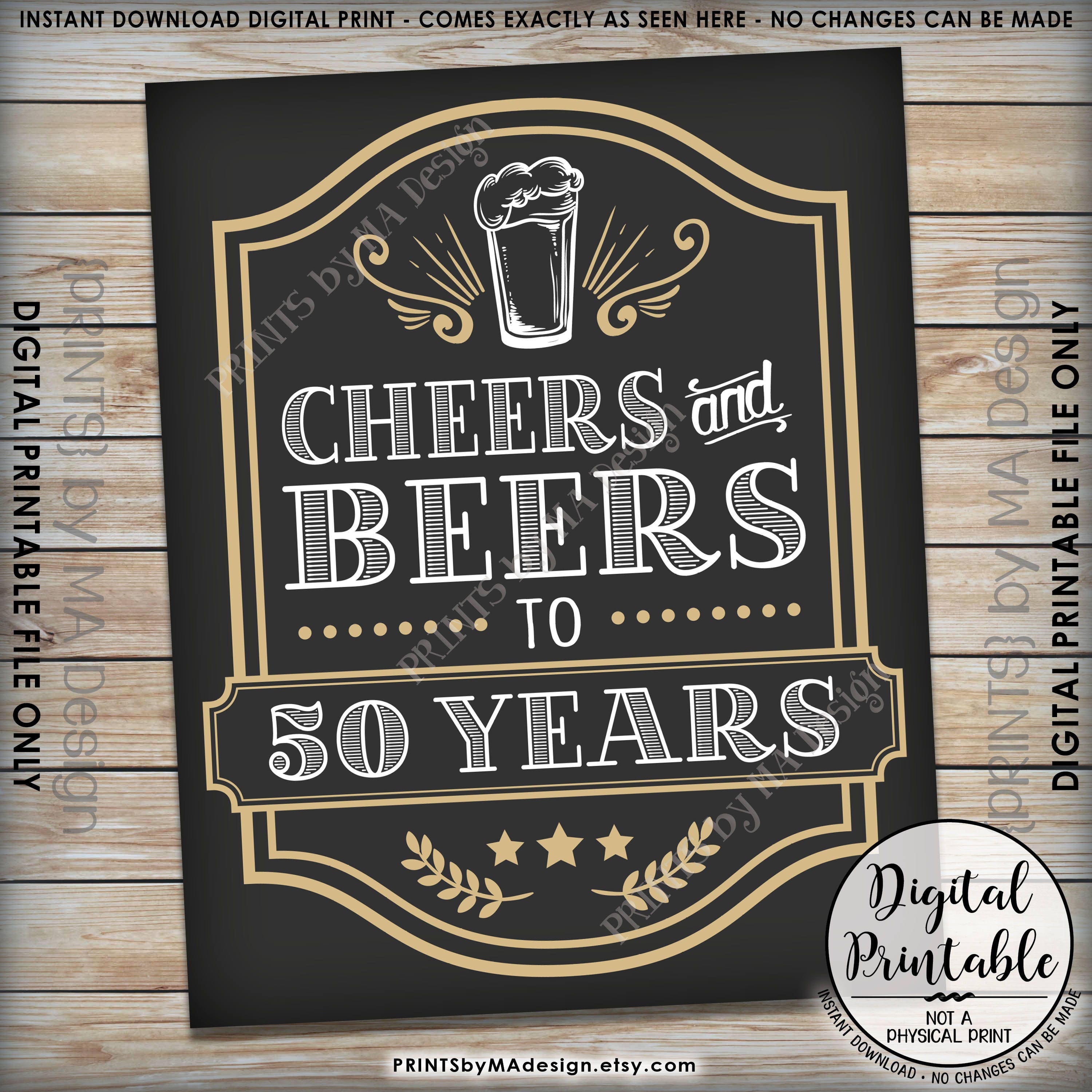 Download Cheers and Beers to 50 Years, Cheers to 50th B-day, Cheers ...