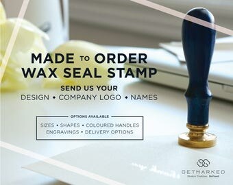 Customized Wax Seal Stamp with Size/Shape Options (WS0384)