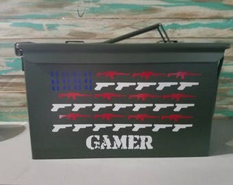 Personalized ammo box, custom gifts, gifts for dad, groomsman gifts, gifts for him, gun gifts,