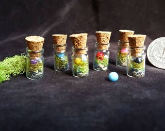 Micro Fairy Garden pendants./Fairy birthday party favor/Wedding favor