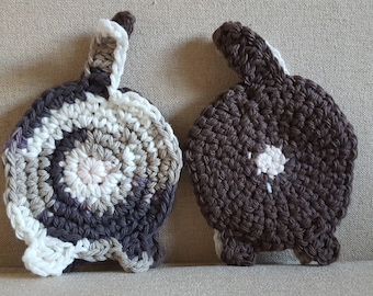 Cat Butt Coaster, Kitty Butt Coaster, Ready to Ship Cat Butt Coasters, Ready to Ship Kitty Butt Coasters, Cat Lover's Gift, Cat Butt