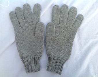 Knit gloves | Etsy