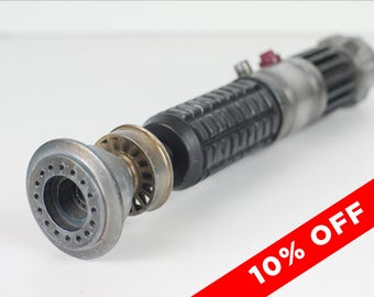 Obi Wan Kenobi Lightsaber Hilt - Star Wars Inspired Fan Art Prop Cosplay
