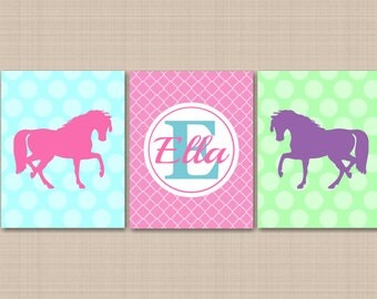 Wall Art Horses horse wall art | etsy Wall Art Horses horse wall art | etsy