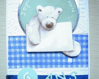 handmade birthday day card happy birthday 6 years or more