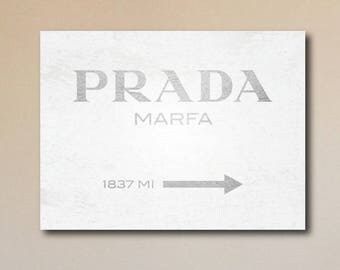 Prada Marfa Canvas Print - GOSSIP GIRL