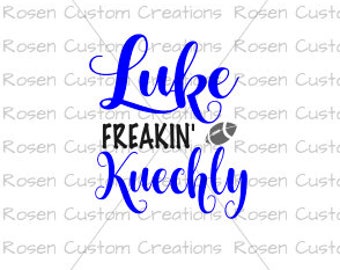 Panthers SVG. Luke Kuechly. Football Sunday Football.