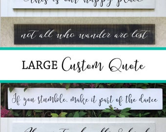LARGE Custom Quote Sign, Custom Wood Sign, Custom Signs, Wood Sign Gift, Wood Gift Men, Lyrics Sign, Wedding Gift, Personalized Wood Sign