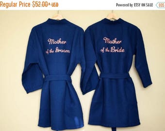 SUMMER SALES SET Of 2, Mother of the Bride robe, Mother of the Groom robe, Mother of the Bride gift, Mother of the Groom gift, Wedding robes
