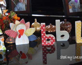 Thanksgiving letters | Etsy