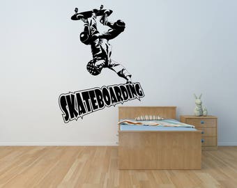 Skateboard wall art | Etsy