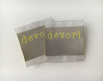 2000 Custom Labels, Custom Woven Name Label, Custom Clothing tag, Brand name label, 60X12mm Label Tag, custom clothing labels