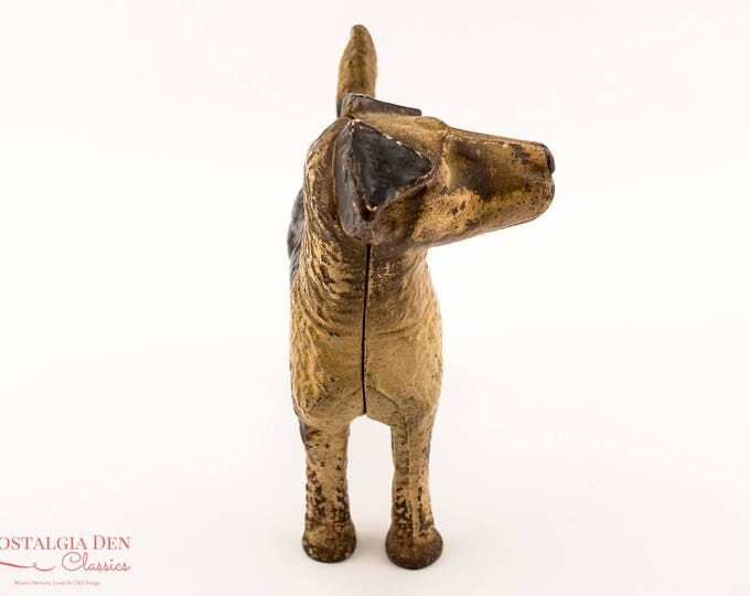 Hubley Doorstop | Hubley Dog Statue | Cast Iron Door Stop | Airedale Terrier Dog Doorstop | Original Hubley Doorstop | Antique Hubley
