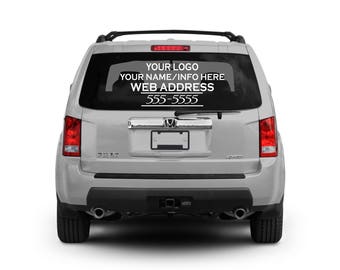 Custom car decal | Etsy