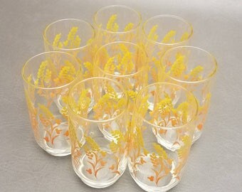 Vintage Anchor Hocking Drinking Glasses The Gift Collection by Anchor Hocking 12.5 oz. Set of Eight (8)