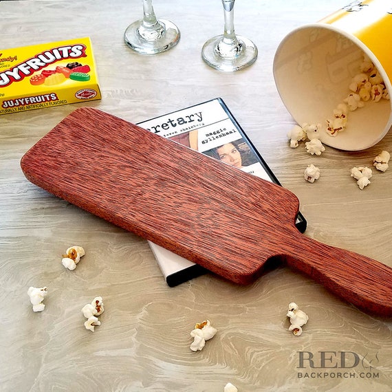 Ruler Mahogany Spanking Paddle With