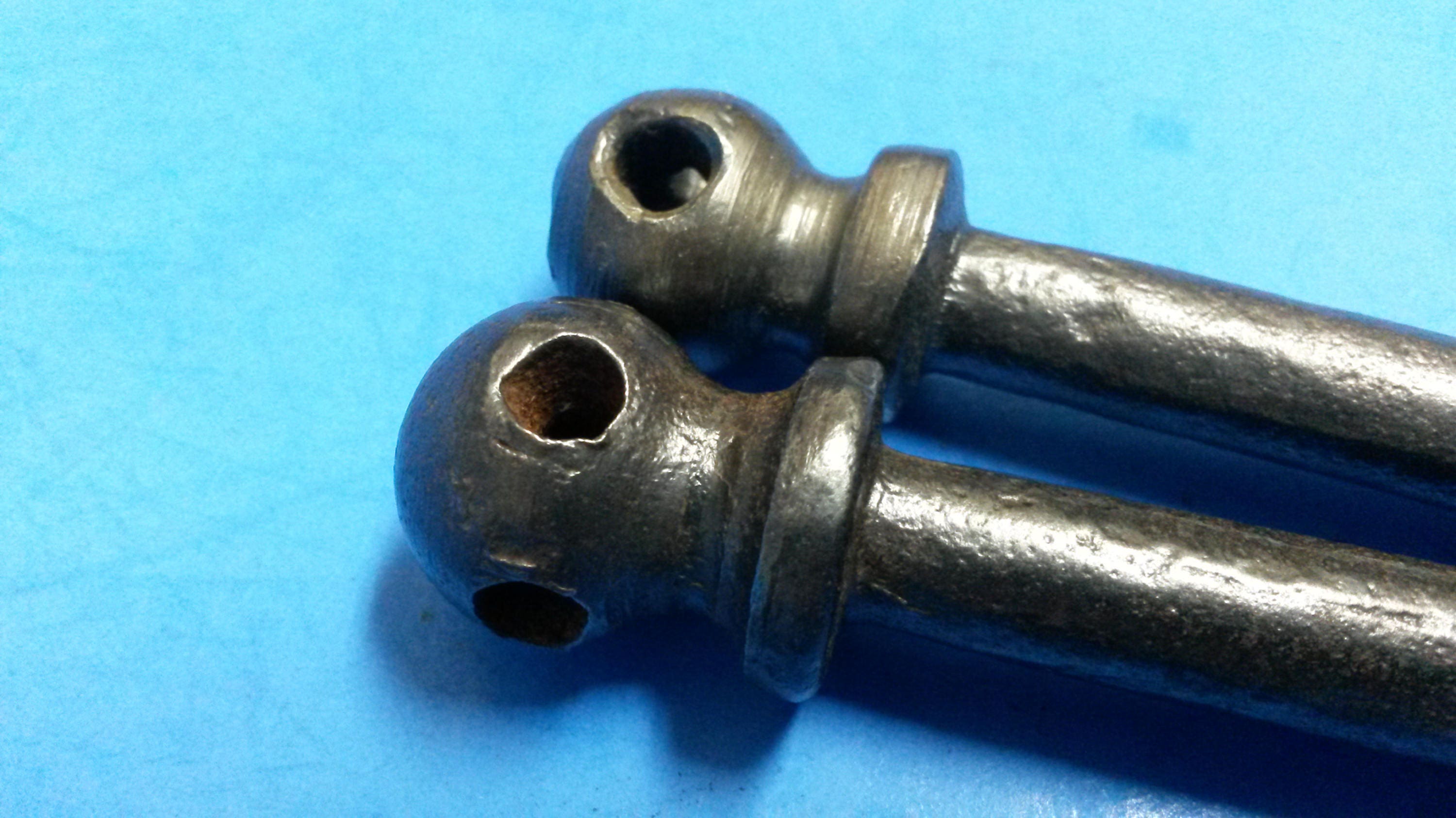 Antique FrenchBed Bolts Coat Hooks HandWrought Iron