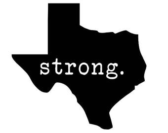 Texas Strong Decal
