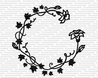 Free Free 228 Flower Vine Circle Svg SVG PNG EPS DXF File