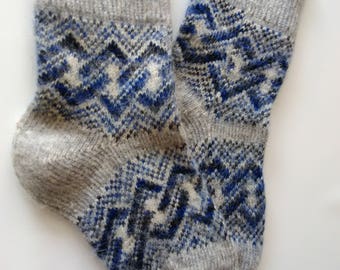 Angora socks | knitted socks | woolen socks | winter socks | elk socks