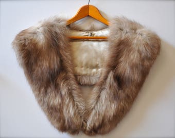 Vintage Fox Fur Detachable Collar