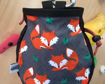 Fox print Chalk Bag