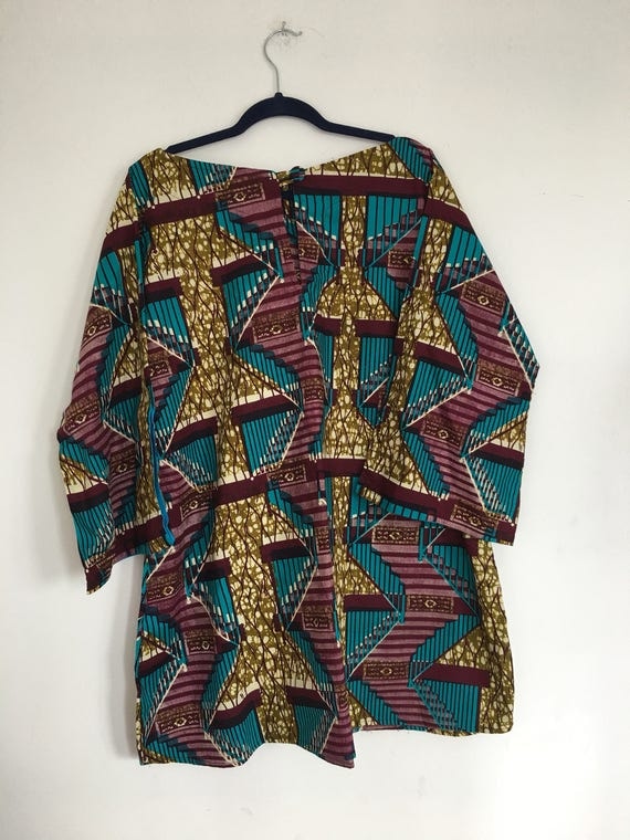 Ladies beautiful African print dashiki cotton print designed