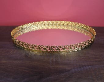 Giardino Gold Cake Plate :: Theodora Home International Giardino Gold Cake Plate :: Theodora Home International
