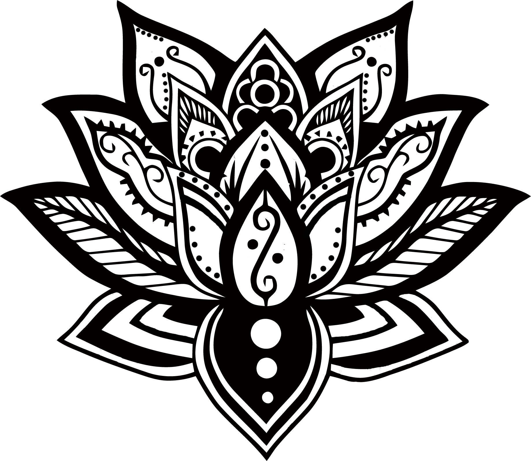 Lotus Mandala SVG Digital Download