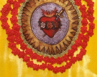 Processional Banner - Immaculate Heart of Mary