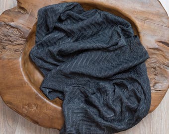 Newborn stretch Wrap CHARCOAL, Newborn Wrap, Stretch Wrap, Jersey Wrap, newborn photography prop