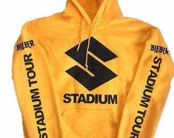 Justin Bieber Stadium Tour Purpose Tour Merch Hoodie Sweatshirt