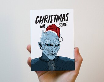 Game of Thrones Christmas Card | White Walker Card | Christmas has come