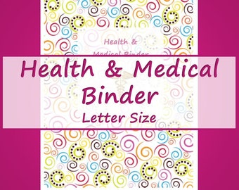 Health and Medical Printables -- Pink Floral