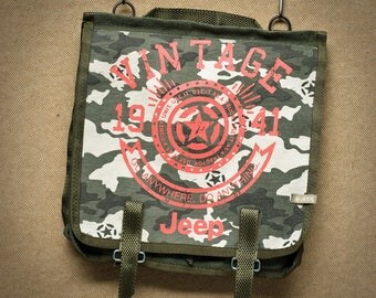 Jeep Wrangler Accessories Jeep Wrangler Jeep Shirt Medic Bag Military Nurse Bag Custom Messenger Bag Gift for her Military Gifts Army mom