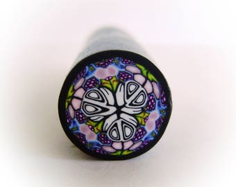 Polymer clay cane, Kaleidoscope cane, Raw polymer clay, unbaked cane,supplies for jewelers,nail art cane, clay supply,handmade cane,jewerly