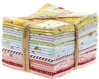 Sweet Orchard Fat Quarter Bundle by Sedef Imer of Grapevine Lane for Riley Blake, Sweet Orchard Fabric, 21 Fat Quarters
