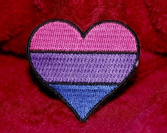 LGBT Bisexual Pride Patch - 2 inch