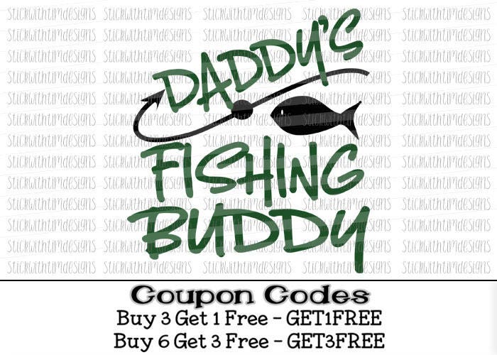 Download Daddy's Fishing Buddy Svg Father's Day SVG PNG Boy