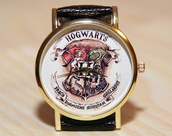 Harry Potter Watches, Hogwarts Watch, women's watches,fabulous watches, men's watches, children's watches,brown watch, Hogwarts school Watch