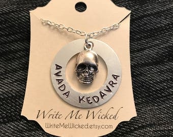 Avada Kedavra - Harry Potter necklace