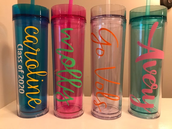 Water Bottles with straw