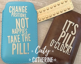 Women's Birth Control Pill Case Holder Funny Yet Useful