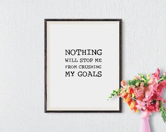 work hard quote office wall art motivational wall decor
