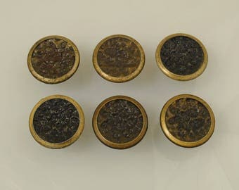 Base Metal Drawer Knobs 6 Pieces