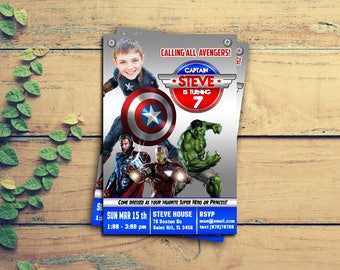 Avengers,Avengers Birthday Invitation,Avengers Birthday,Avengers Invitation,Avengers Party,Avengers Birthday Party,Superhero,Captain America