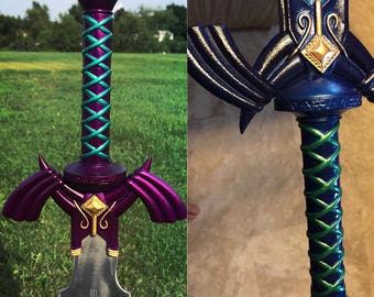 Legend of Zelda Master Sword Full-Size Metal Replica, Breath of the Wild, Twilight Princess, Ocarina of Time