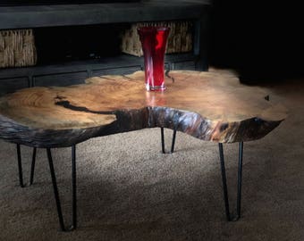 Live Edge End Table 